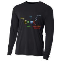 E Equals M C Squared E=Mc2 Science Equation Cooling Performance Long Sleeve Crew
