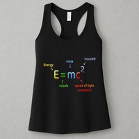 E Equals M C Squared E=Mc2 Science Equation Womens Tank Top