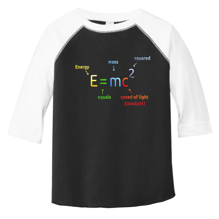 E Equals M C Squared E=Mc2 Science Equation Toddler Fine Jersey T-Shirt