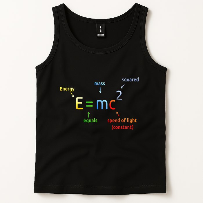 E Equals M C Squared E=Mc2 Science Equation Tank Top