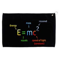 E Equals M C Squared E=Mc2 Science Equation Grommeted Golf Towel