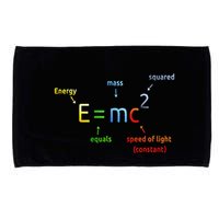 E Equals M C Squared E=Mc2 Science Equation Microfiber Hand Towel