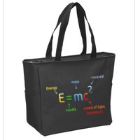 E Equals M C Squared E=Mc2 Science Equation Zip Tote Bag