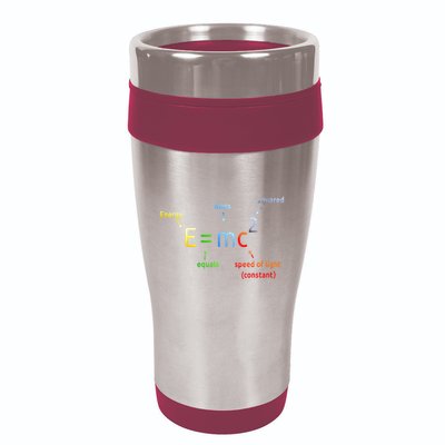 E Equals M C Squared E=Mc2 Science Equation 16oz Travel Tumbler