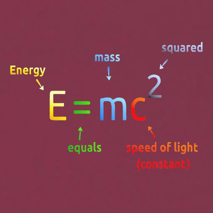 E Equals M C Squared E=Mc2 Science Equation 16oz Travel Tumbler