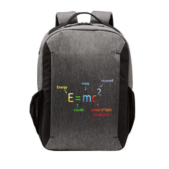 E Equals M C Squared E=Mc2 Science Equation Vector Backpack