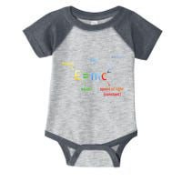 E Equals M C Squared E=Mc2 Science Equation Infant Baby Jersey Bodysuit