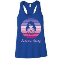 Embrace Equity March 8th International 'S Day Cool Gift Women's Racerback Tank