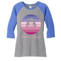 Embrace Equity March 8th International 'S Day Cool Gift Women's Tri-Blend 3/4-Sleeve Raglan Shirt