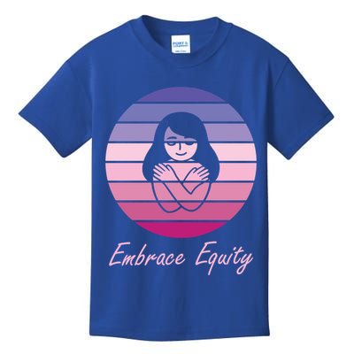 Embrace Equity March 8th International 'S Day Cool Gift Kids T-Shirt