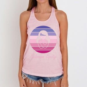 Embrace Equity March 8th International 'S Day Cool Gift Women's Knotted Racerback Tank