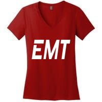 EMT Women's V-Neck T-Shirt