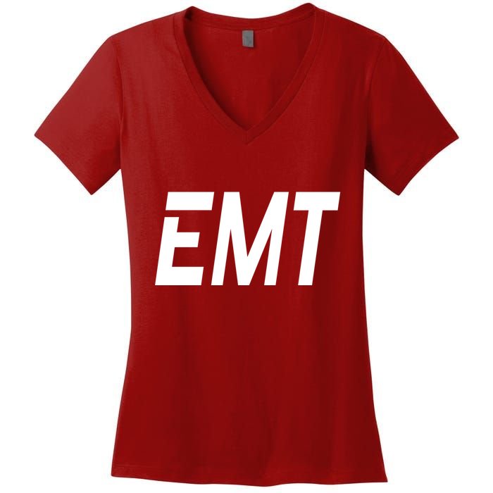 EMT Women's V-Neck T-Shirt