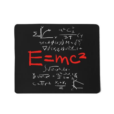 E=MC2 Energy Mass Speed of Light Theory Physics Relativity Mousepad