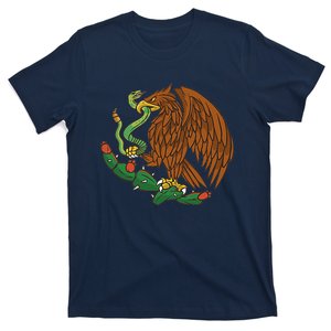 Eagle Emblem Mexico Mexican Flag Cinco De Mayo Mexican Roots T-Shirt