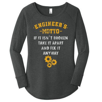 Engineer Engineering Mechanical Profession Electrical Women's Perfect Tri Tunic Long Sleeve Shirt