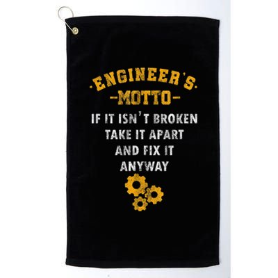 Engineer Engineering Mechanical Profession Electrical Platinum Collection Golf Towel