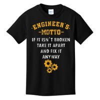 Engineer Engineering Mechanical Profession Electrical Kids T-Shirt