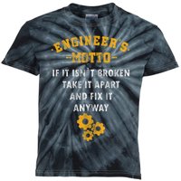 Engineer Engineering Mechanical Profession Electrical Kids Tie-Dye T-Shirt