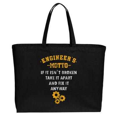 Engineer Engineering Mechanical Profession Electrical Cotton Canvas Jumbo Tote