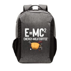 E=MC2 Energy Milk Coffee Funny Chemistry Science Vector Backpack