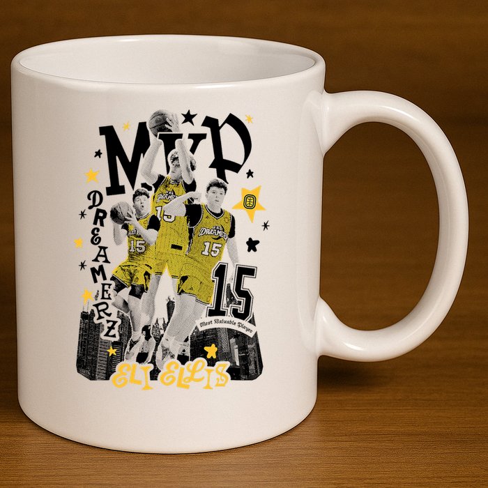 Eli Ellis Mvp 11oz C Handle Ceramic Mug