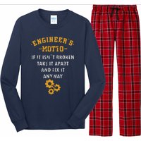 Engineer Engineering Mechanical Profession Electrical Gift Long Sleeve Pajama Set