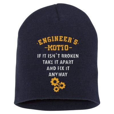 Engineer Engineering Mechanical Profession Electrical Gift Short Acrylic Beanie