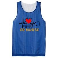 Essential Er Nurse Heartbeat Er Nurse Gift Mesh Reversible Basketball Jersey Tank