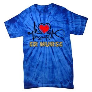 Essential Er Nurse Heartbeat Er Nurse Gift Tie-Dye T-Shirt