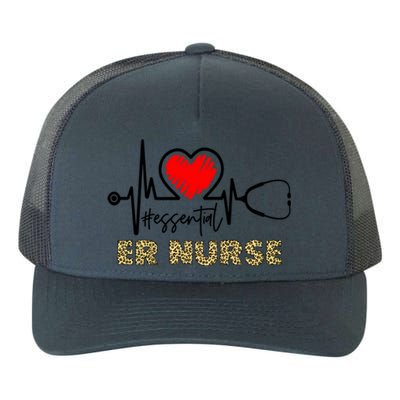 Essential Er Nurse Heartbeat Er Nurse Gift Yupoong Adult 5-Panel Trucker Hat