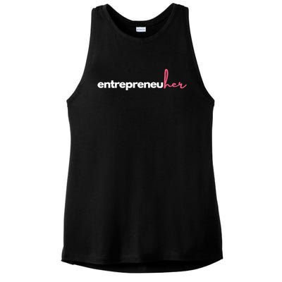 Entrepreneuher Ladies PosiCharge Tri-Blend Wicking Tank