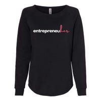 Entrepreneuher Womens California Wash Sweatshirt