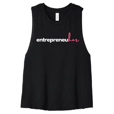 Entrepreneuher Women's Racerback Cropped Tank