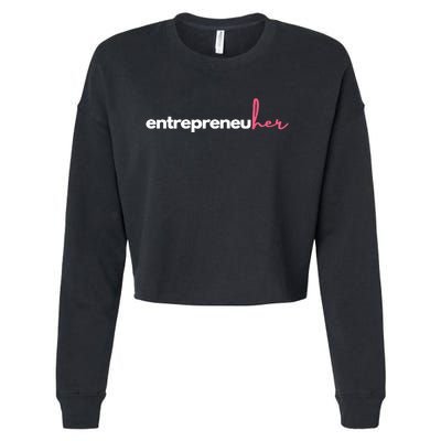 Entrepreneuher Cropped Pullover Crew