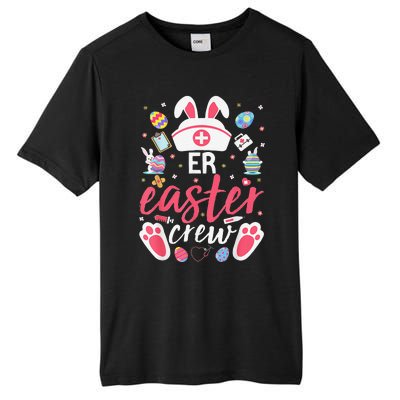 ER Easter Nurse Crew Easter Day Emergency Room Nurses Bunny Tall Fusion ChromaSoft Performance T-Shirt