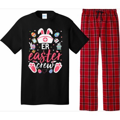 ER Easter Nurse Crew Easter Day Emergency Room Nurses Bunny Pajama Set