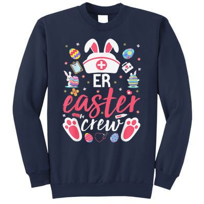 ER Easter Nurse Crew Easter Day Emergency Room Nurses Bunny Sweatshirt