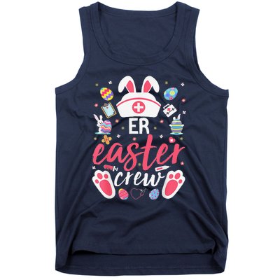 ER Easter Nurse Crew Easter Day Emergency Room Nurses Bunny Tank Top