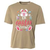 ER Easter Nurse Crew Easter Day Emergency Room Nurses Bunny Cooling Performance Crew T-Shirt