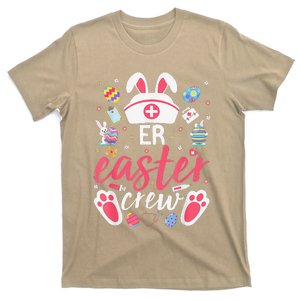 ER Easter Nurse Crew Easter Day Emergency Room Nurses Bunny T-Shirt