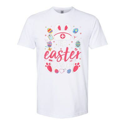 ER Easter Nurse Crew Easter Day Emergency Room Nurses Bunny Softstyle CVC T-Shirt