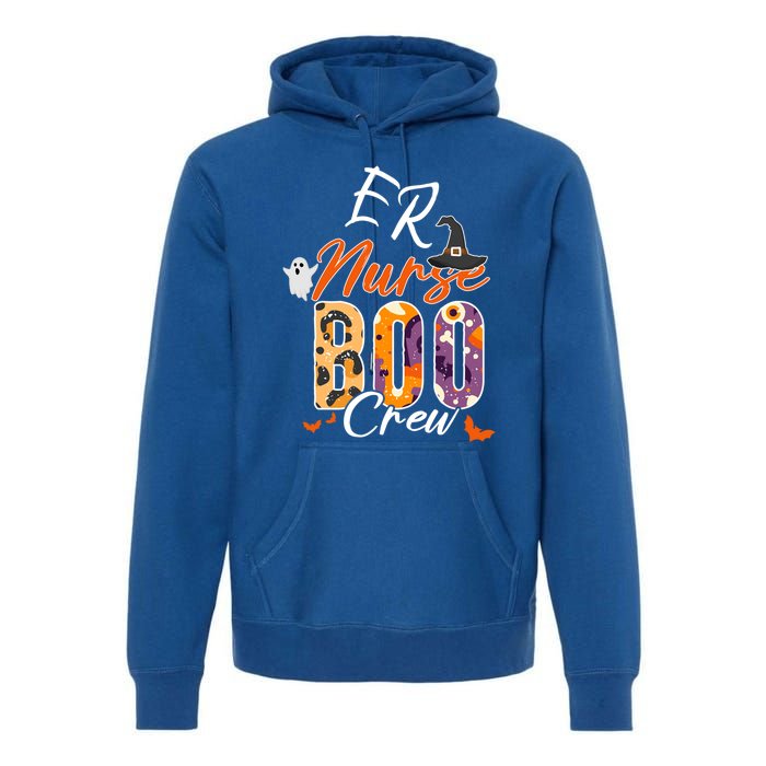 Er Emergency Nurse Boo Crew Funny Medical Squad Gift Premium Hoodie