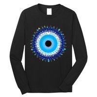 Evil Eye Nazar Protect From Evil Greek Turkish Graphic Long Sleeve Shirt