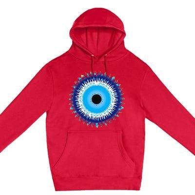 Evil Eye Nazar Protect From Evil Greek Turkish Graphic Premium Pullover Hoodie