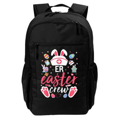 ER Easter Nurse Crew Easter Day Emergency Room Nurses Bunny Daily Commute Backpack