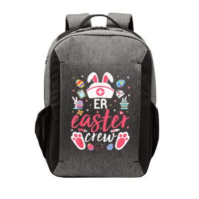 ER Easter Nurse Crew Easter Day Emergency Room Nurses Bunny Vector Backpack