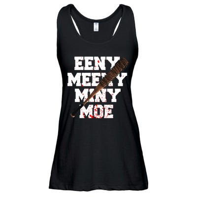 Eeny Meeny Miny Moe Neagan Zombie Killing Walkers Bloody Bat Ladies Essential Flowy Tank