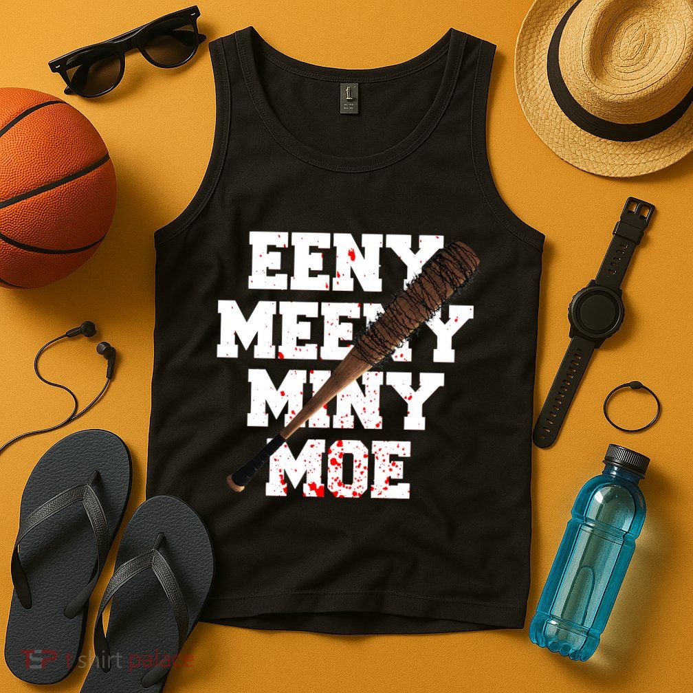 Eeny Meeny Miny Moe Neagan Zombie Killing Walkers Bloody Bat Tank Top