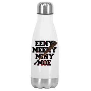 Eeny Meeny Miny Moe Neagan Zombie Killing Walkers Bloody Bat Stainless Steel Insulated Water Bottle